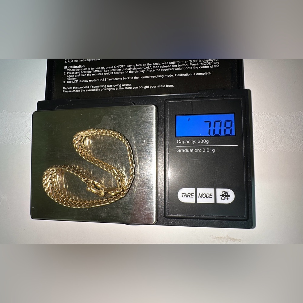 Real Stamped 14K Yellow Gold Fancy Woven Link Bracelet Senora Clasp 8.25” Length - Picture 10 of 13